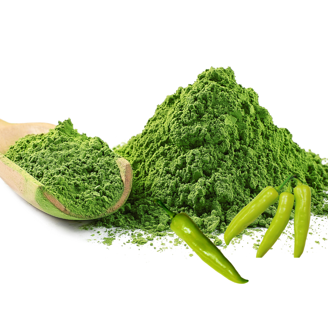 Green chilli powder